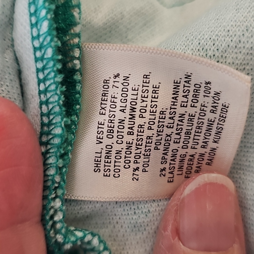 Anthropologie Maeve Green‎ and White Patterned Women's Dress. Size 2 - Picture 7 of 8